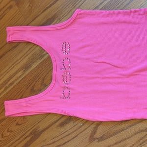 Bebe tank top rhinestone BEBE